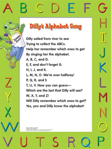 the alphabet song paroles.